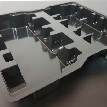 Black Thermoformed Plastic Tray
